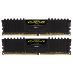 Фото ОЗУ Corsair DDR4 64GB (2x32GB) 3200Mhz Vengeance LPX Black (CMK64GX4M2E3200C16)