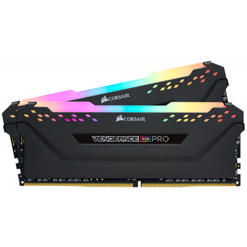 Photo RAM Corsair DDR4 16GB (2x8GB) 3600Mhz Vengeance RGB Pro Black (CMW16GX4M2D3600C18)
