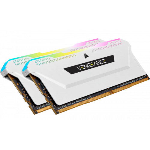Photo RAM Corsair DDR4 16GB (2x8GB) 3600Mhz Vengeance RGB Pro SL White (CMH16GX4M2D3600C18W)