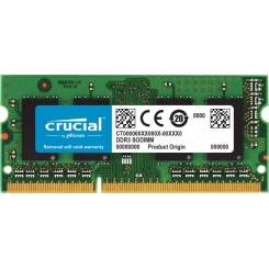 Фото ОЗУ Crucial SODIMM DDR3 4GB 1600Mhz for Mac (CT4G3S160BJM)