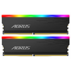 Фото ОЗУ Gigabyte DDR4 16GB (2x8GB) 3733Mhz AORUS RGB (GP-ARS16G37)