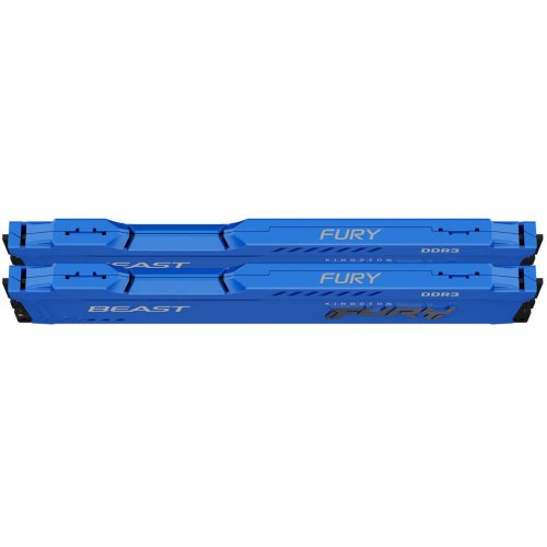 Продати ОЗП Kingston DDR3 8GB (2x4GB) 1600Mhz FURY Beast Blue (KF316C10BK2/8) за Trade-In у інтернет-магазині Телемарт - Київ, Дніпро, Україна фото