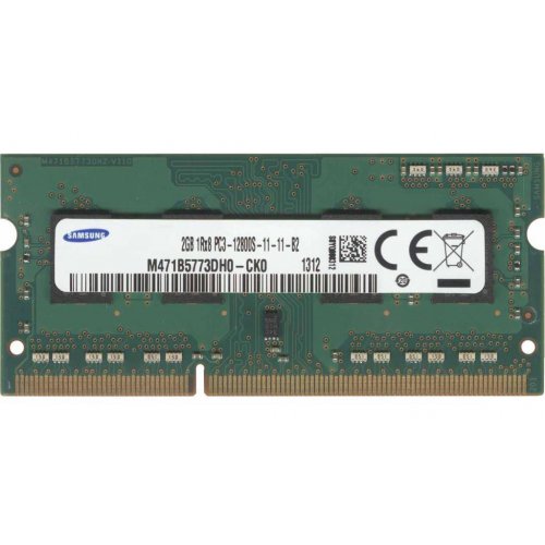 

Samsung SODIMM DDR3 2GB 1600Mhz (M471B5773DH0-CK0)