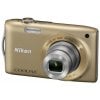 Фото Цифровые фотоаппараты Nikon Coolpix S3300 Gold