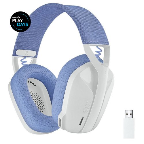 Фото Наушники Logitech G435 Lightspeed (981-001074) White/Lilac