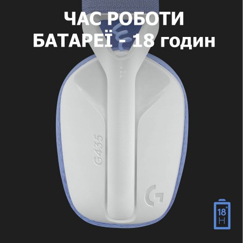 Photo Headset Logitech G435 Lightspeed (981-001074) White/Lilac