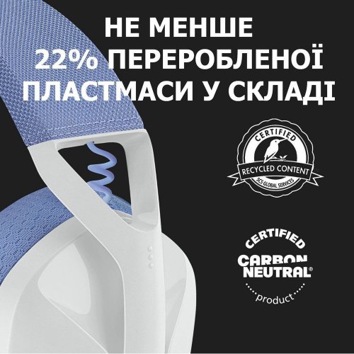Купити Навушники Logitech G435 Lightspeed (981-001074) White/Lilac - ціна в Києві, Львові, Вінниці, Хмельницькому, Франківську, Україні | інтернет-магазин TELEMART.UA фото