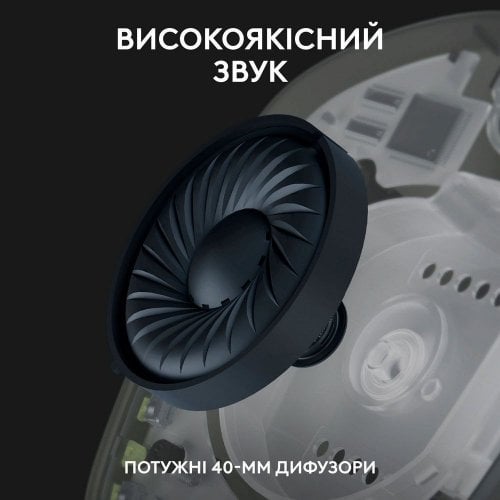 Купити Навушники Logitech G435 Lightspeed (981-001050) Black/Yellow - ціна в Києві, Львові, Вінниці, Хмельницькому, Франківську, Україні | інтернет-магазин TELEMART.UA фото