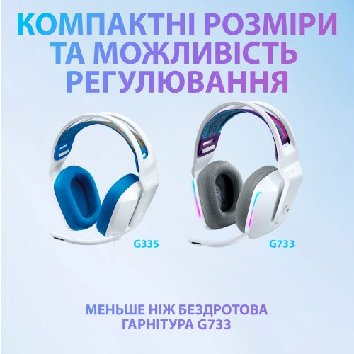 Купить Наушники Logitech G335 Gaming (981-001018) White - цена в Харькове, Киеве, Днепре, Одессе
в интернет-магазине Telemart фото