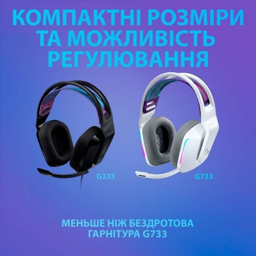 Навушники Logitech G335 Gaming (981-000978) Black купити в Україні | Telemart фото