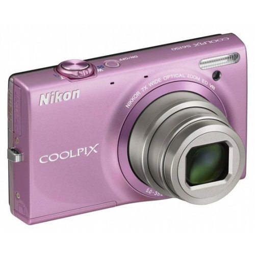 Купить Цифровые фотоаппараты Nikon Coolpix S6150 Pink - цена в Харькове, Киеве, Днепре, Одессе
в интернет-магазине Telemart фото