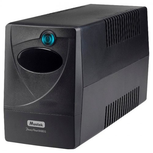 ДБЖ Mustek PowerMust 848 EG (98-UPS-V008G) купити в Україні: Київ, Львів, Хмельницький, Тернопіль, Івано-Франківськ | Низька ціна, відгуки, характеристики від TELEMART фото