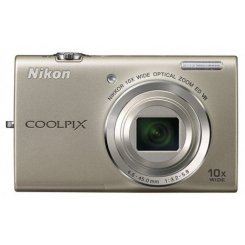 Цифрові фотоапарати Nikon Coolpix S6200 Silver