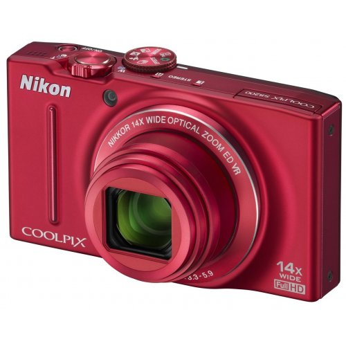 Купить Цифровые фотоаппараты Nikon Coolpix S8200 Red - цена в Харькове, Киеве, Днепре, Одессе
в интернет-магазине Telemart фото