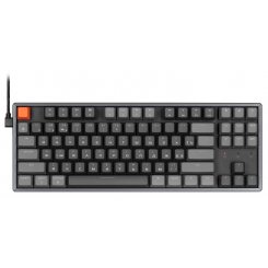 Клавіатура Keychron K8 87 keys White LED Gateron Blue (K8A2) Black
