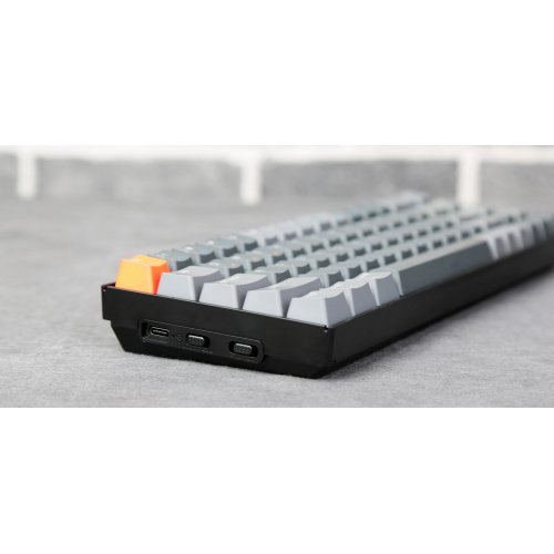 Купити Клавіатура Keychron K6 68 keys RGB Gateron Brown Hot-Swap (K6V3) Black - ціна в Києві, Львові, Вінниці, Хмельницькому, Франківську, Україні | інтернет-магазин TELEMART.UA фото