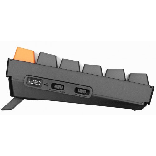 Клавіатура Keychron K2 84 keys White LED Gateron Blue Hot-Swap (K2A2H) Black купити в Україні: Київ, Львів, Хмельницький, Тернопіль, Івано-Франківськ | Низька ціна, відгуки, характеристики від TELEMART фото