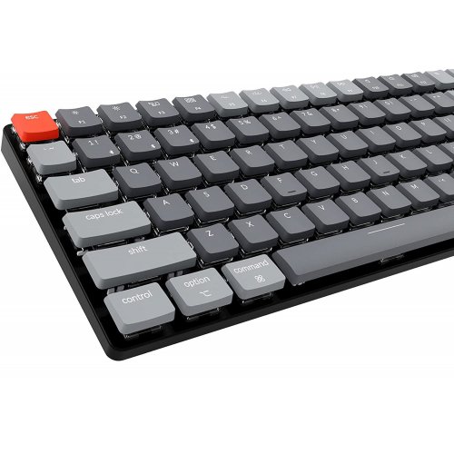 Купити Клавіатура Keychron K3 84 keys White LED Low Profile Optical Red Hot-Swap (K3D1) Black - ціна в Києві, Львові, Вінниці, Хмельницькому, Франківську, Україні | інтернет-магазин TELEMART.UA фото