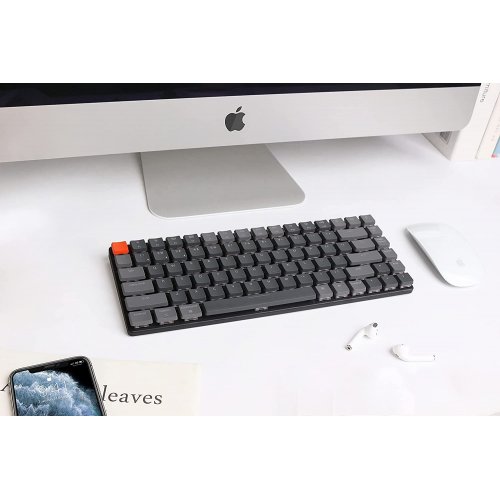 Фото Клавиатура Keychron K3 84 keys White LED Low Profile Optical Red Hot-Swap (K3D1) Black