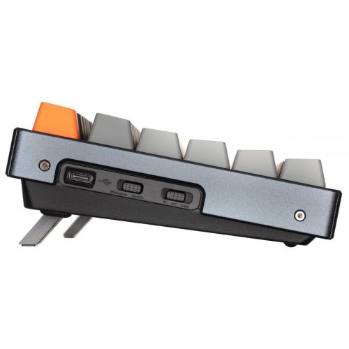 Клавіатура Keychron K8 87 keys RGB Aluminum Frame Gateron Blue (K8C2) Black купити в Україні: Київ, Львів, Хмельницький, Тернопіль, Івано-Франківськ | Низька ціна, відгуки, характеристики від TELEMART фото