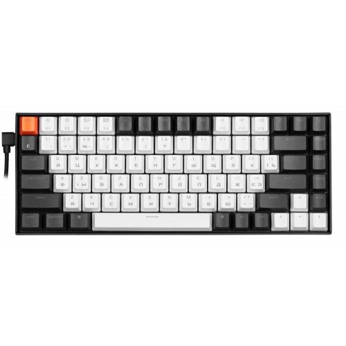 Клавіатура Keychron K2 84 keys White LED Gateron Brown Hot-Swap (K2A3H) Black купити в Україні: Київ, Львів, Хмельницький, Тернопіль, Івано-Франківськ | Низька ціна, відгуки, характеристики від TELEMART фото