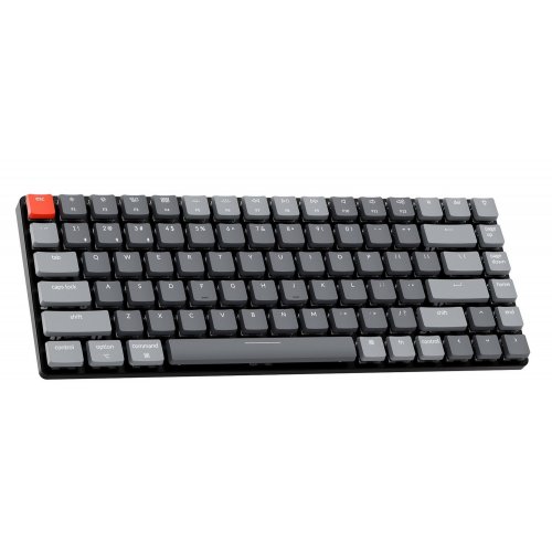 Клавиатура Keychron K3 84 keys White LED Low Profile Gateron Brown (K3A3) Black купить в Украине: Киев, Днепр, Харьков, Одесса  | Низкая цена, отзывы, характеристики от TELEMART фото