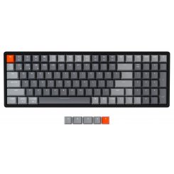 Клавіатура Keychron K4 100 keys RGB Aluminum Frame Gateron Red Hot-Swap (K4J1) Black