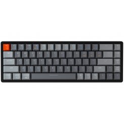 Клавіатура Keychron K6 68 keys RGB Aluminum Frame Brown Hot-Swap (K6W3) Black
