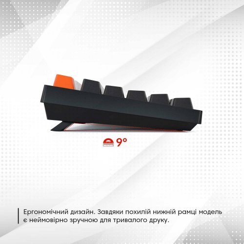 Клавиатура Keychron C1 87 keys Wired White LED Gateron Blue (C1A2) Black купить в Украине: Киев, Днепр, Харьков, Одесса  | Низкая цена, отзывы, характеристики от TELEMART фото