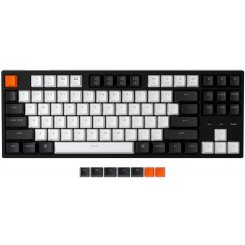 Клавиатура Keychron C1 87 keys Wired White LED Gateron Brown (C1A3) Black