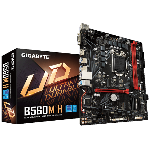 Фото Материнська плата Gigabyte B560M H (s1200, Intel B560)