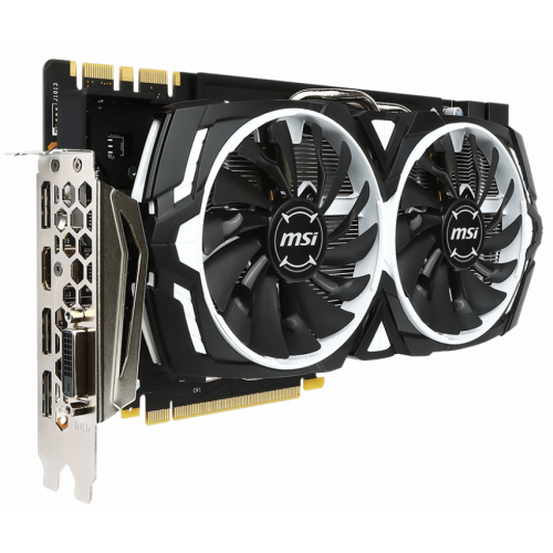 Продати Відеокарта MSI GeForce GTX 1080 ARMOR OC 8192MB (GTX 1080 ARMOR 8G OC FR) Factory Recertified за Trade-In у інтернет-магазині Телемарт - Київ, Дніпро, Україна фото