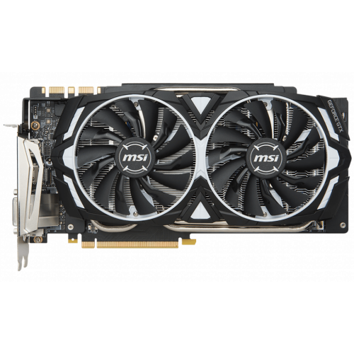 Продати Відеокарта MSI GeForce GTX 1080 Ti ARMOR 11264MB (GTX 1080 Ti ARMOR 11G OC FR) Factory Recertified за Trade-In у інтернет-магазині Телемарт - Київ, Дніпро, Україна фото