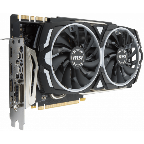 

Видеокарта MSI GeForce GTX 1080 Ti ARMOR 11264MB (GTX 1080 Ti ARMOR 11G OC FR) Factory Recertified