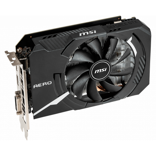 Продать Видеокарта MSI GeForce GTX 1660 Ti AERO ITX OC 6144MB (GTX 1660 Ti AERO ITX 6G OC FR) Factory Recertified по Trade-In интернет-магазине Телемарт - Киев, Днепр, Украина фото