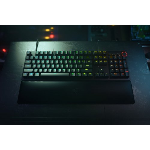 Photo Keyboard Razer Huntsman V2 Purple Clicky Optical Switch (RZ03-03931300-R3R1) Black