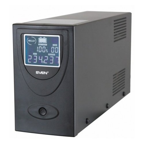 ИБП SVEN Pro+ 1000 LCD купить в Украине: Киев, Днепр, Харьков, Одесса  | Низкая цена, отзывы, характеристики от TELEMART фото