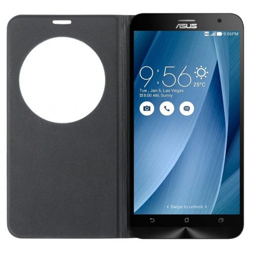 Чохол Чехол Book Flip Cover для ZenFone 2 Black купити в Україні | Telemart фото