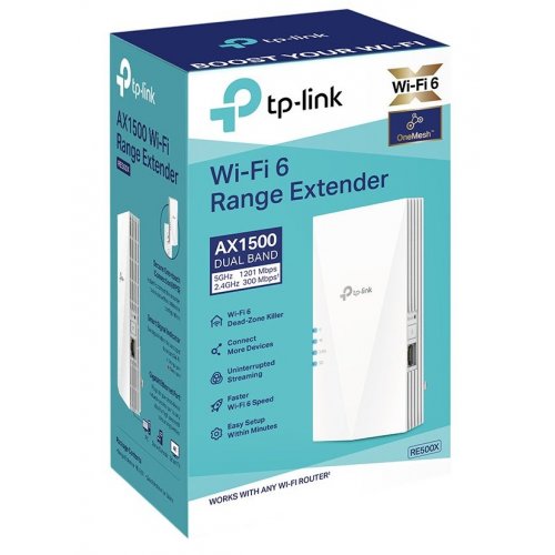 Ретранслятор TP-LINK RE500X купить в Украине: Киев, Днепр, Харьков, Одесса  | Низкая цена, отзывы, характеристики от TELEMART фото