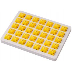 Фото Набір перемикачів для клавіатури Keychron Gateron Cap Golden-Yellow Switch with Holder 35 pcs Set (Z30_KEYCHRON)