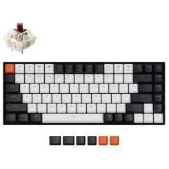 Клавіатура Keychron K2 84 keys White LED Gateron Brown (K2C3) Black