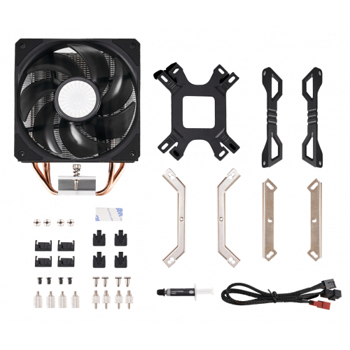 Продать Кулер Cooler Master Hyper 212 Evo V2 (RR-2V2E-18PK-R1) по Trade-In интернет-магазине Телемарт - Киев, Днепр, Украина фото