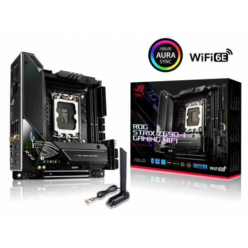 Продать Материнская плата Asus ROG STRIX Z690-I GAMING (WI-FI) (s1700, Intel Z690) по Trade-In интернет-магазине Телемарт - Киев, Днепр, Украина фото