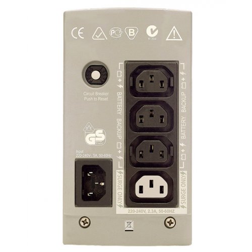 Купити ДБЖ APC Back-UPS CS 500VA (BK500-RS) - ціна в Києві, Львові, Вінниці, Хмельницькому, Франківську, Україні | інтернет-магазин TELEMART.UA фото