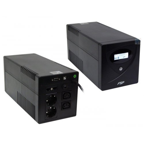 ИБП FSP VESTA-1000 (VESTA1000) купить в Украине: Киев, Днепр, Харьков, Одесса  | Низкая цена, отзывы, характеристики от TELEMART фото