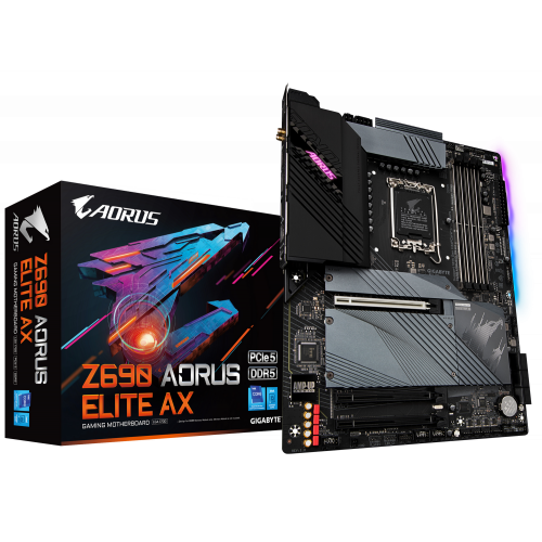 Продать Материнская плата Gigabyte Z690 AORUS ELITE AX (s1700, Intel Z690) по Trade-In интернет-магазине Телемарт - Киев, Днепр, Украина фото