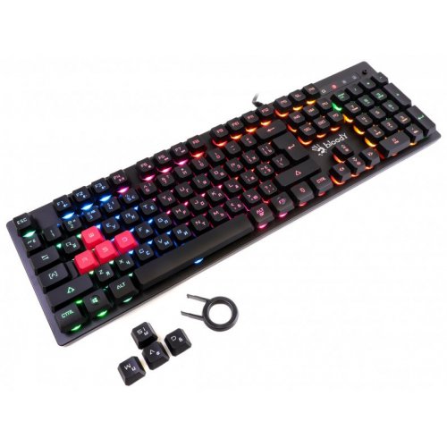 Купить Клавиатура A4Tech Bloody B160N Black - цена в Харькове, Киеве, Днепре, Одессе
в интернет-магазине Telemart фото