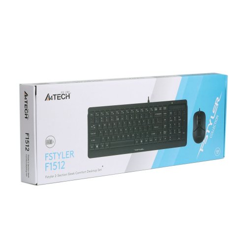 Комплект A4Tech Fstyler F1512 Black купить в Украине | Telemart фото