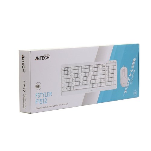 Комплект A4Tech Fstyler F1512 White купить в Украине | Telemart фото