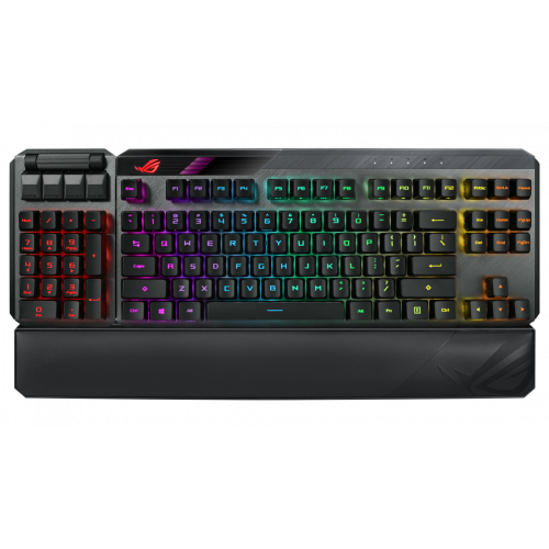 Купить Клавиатура Asus ROG Claymore II Red Switch RGB (90MP01W0-BKRA00) Black - цена в Харькове, Киеве, Днепре, Одессе
в интернет-магазине Telemart фото